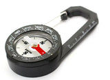 Kanpas Waterproof Carabiner Outdoor Compass with Luminous and 1-2-3system/Tourist Compass / Blue Compass