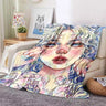 Kawaii Cartoon S-Sailor Moon Printed Blanket for Beds Sofas Warm Soft Blanket Bed Children Girls Birthday Gift