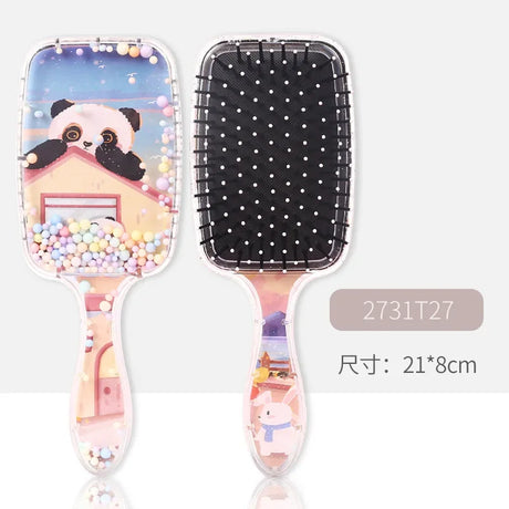 Kawaii Hair Brush for Toddler Girl Lovely Animal Panda Unicorn Hair Comb for Kids Massage Air Cushion Comb Girl Hair Care Tool