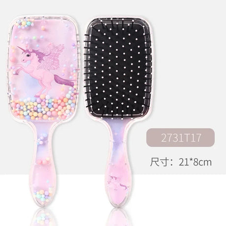 Kawaii Hair Brush for Toddler Girl Lovely Animal Panda Unicorn Hair Comb for Kids Massage Air Cushion Comb Girl Hair Care Tool