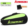 Kawasaki Badminton Bag Waterproof Single Shoulder Squash Racquet Tennis Racket Sports Bags Can Hold 3 Rackets With Shoe Bag Men