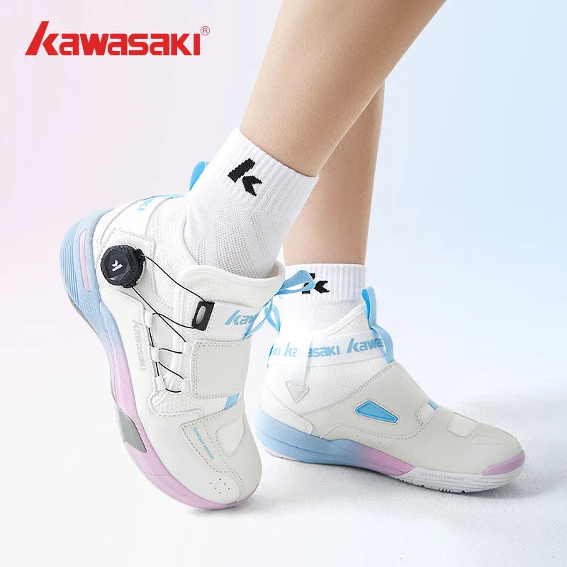 Kawasaki Shock-absorbing Women Sneakers Unisex Mens Tennis Professional Torsion and Wear Resistance Men's Sports Tennis 2023