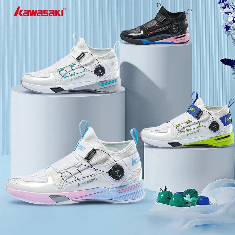 Kawasaki Shock-absorbing Women Sneakers Unisex Mens Tennis Professional Torsion and Wear Resistance Men's Sports Tennis 2023