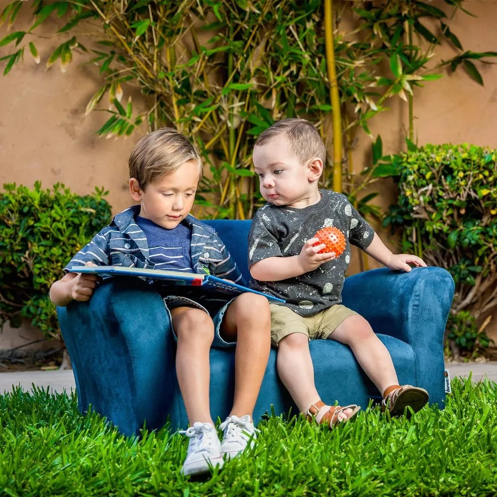 Keet Roundy Children’s Sofa Navy Blue