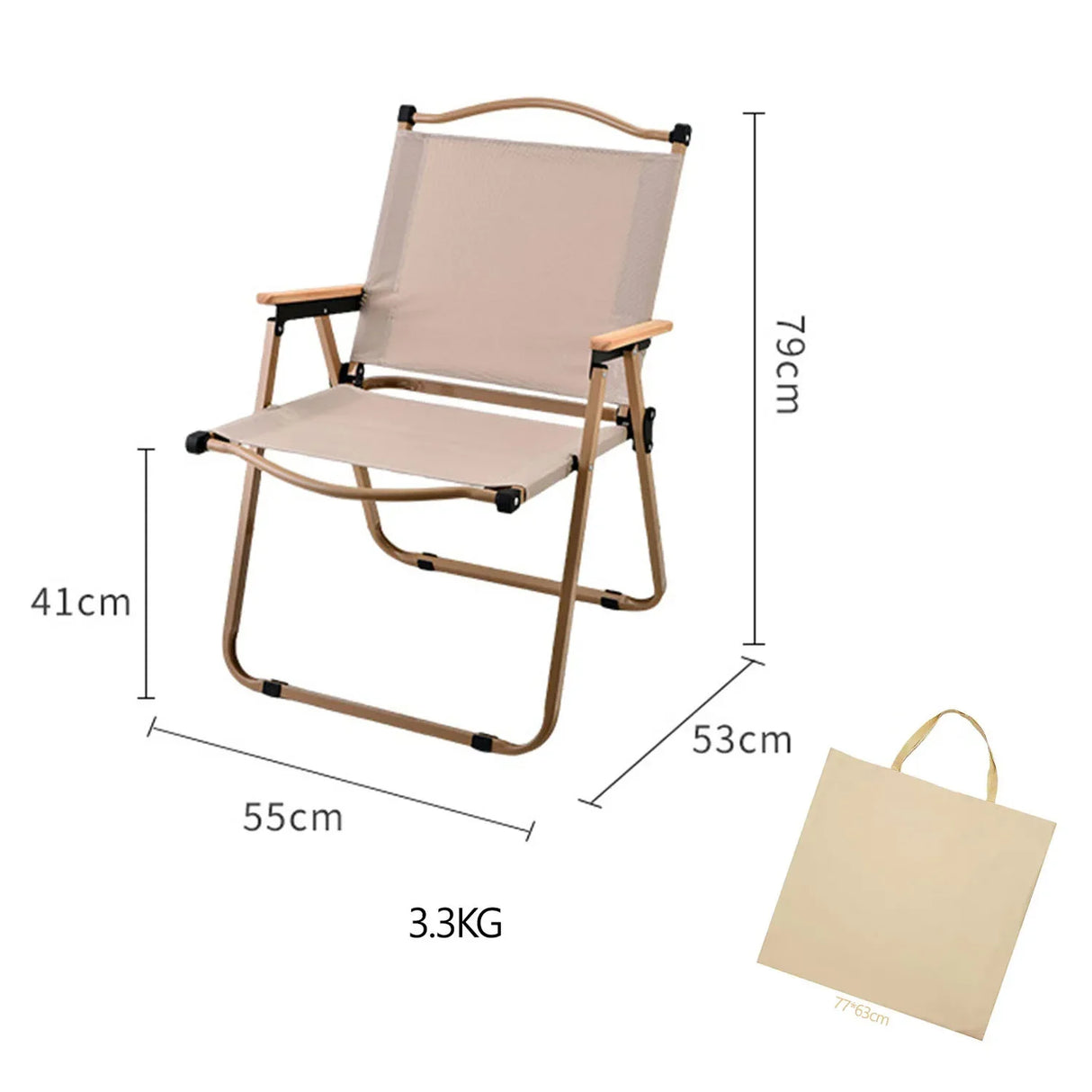 Kermit Outdoor Camping Chair Folding Portable Chair Beach  Fishing Chair Camping Equipment Outdoor Furnitures Backpacking Chair