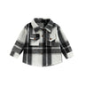 Kid Baby Boy Girl Cotton Plaid Shirt Jacket Infant Toddler Coat Winter Spring Autumn Warm Thick Outwear Baby Clothes