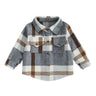 Kid Baby Boy Girl Cotton Plaid Shirt Jacket Infant Toddler Coat Winter Spring Autumn Warm Thick Outwear Baby Clothes