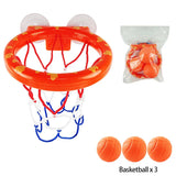 Kid Bath Basketball Hoop Bathtub Water Play Toys Baby Bath Toy Toddler Bathroom Suction Cup Shooting Basket for Gift