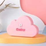 Kids Chinese Text Tooth Storage Holder Cloud Shaped Milk Teeth Case Baby Tooth Box Tooth Storage Box Lanugo Bottle