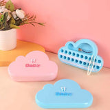 Kids Chinese Text Tooth Storage Holder Cloud Shaped Milk Teeth Case Baby Tooth Box Tooth Storage Box Lanugo Bottle