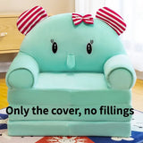 Kids Couch Children Sofa Cover Cartoon Lazy Folding Small Sofas Bed Girl Princess Baby Toddler Dual-purpose Kids Chair Furniture