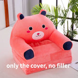 Kids Couch Children Sofa Cover Cartoon Lazy Folding Small Sofas Bed Girl Princess Baby Toddler Dual-purpose Kids Chair Furniture