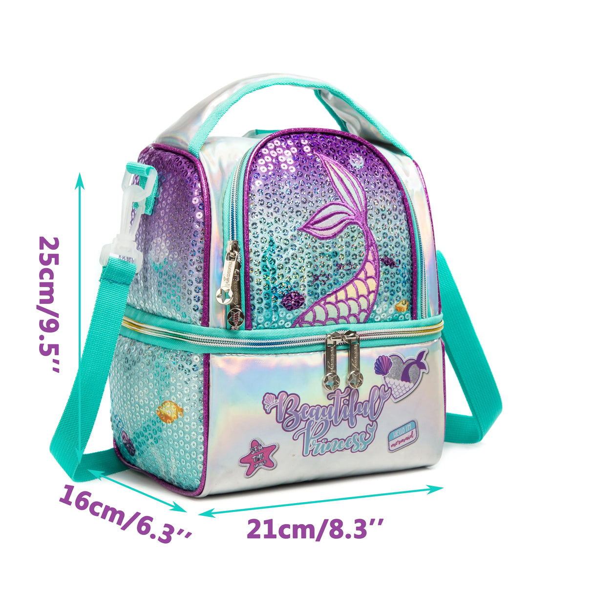 Kids Lunch Bag Insulated Cooler  Bag  for Boys, Girls, School, Travel Lunch Tote with Adjustable Strap