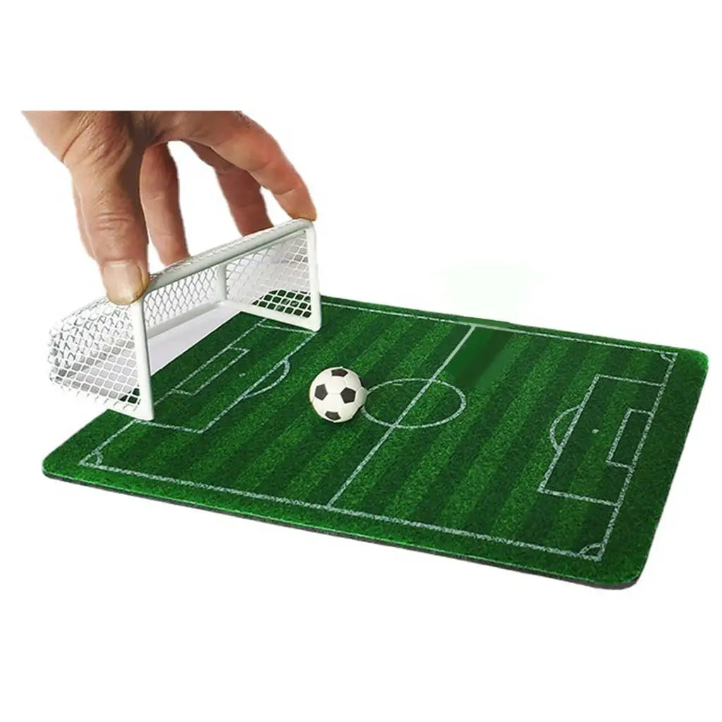 Kids Mini Soccer Goal Birthday Cake Decor Children Table Game Toy Portable