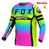 Kids Off Road Racing T-shirt BATFOX Downhill Jersey MTB Bike Jersey Children's Motocross Jersey DH MX child motocross clothes