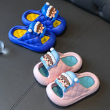 Kids Slippers Baby Slides Closed Toes Summer New Toddler Soft Sole Anti-Slip Sandals Boys Girls Cute Cartoon Children’s Slippers