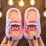 Kids Slippers Baby Slides Closed Toes Summer New Toddler Soft Sole Anti-Slip Sandals Boys Girls Cute Cartoon Children’s Slippers