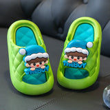 Kids Slippers Baby Slides Closed Toes Summer New Toddler Soft Sole Anti-Slip Sandals Boys Girls Cute Cartoon Children’s Slippers