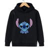 Kids Stitch Hoodies Spring Autumn Fashion Children Pullover Long Sleeves Cotton Sweatshirts Printing Boys Girls Stitch Tops