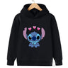 Kids Stitch Hoodies Spring Autumn Fashion Children Pullover Long Sleeves Cotton Sweatshirts Printing Boys Girls Stitch Tops