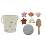 Kids Summer Soft Silicone Seaside Beach Toys with Cute Animal Models INS Rubber Dune Sand Model Tool Set Kids Bath Toys