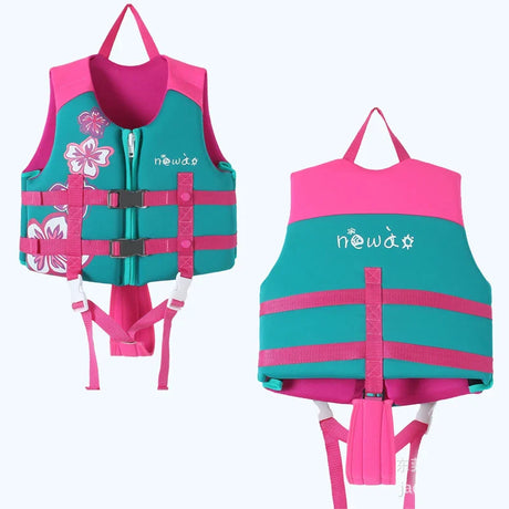 Kids Swimming Jacket Neoprene Safety Life Vest Water Sports  Kayaking Boating Swimming Drifting Swimsuit Swimwear Bathing Suits