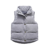 Kids Vest Jackets For Girls Outerwear Winter Thick Plus Velvet Boy Jacket New Year Costumes Warm Coats Baby Children Hooded Vest