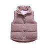 Kids Vest Jackets For Girls Outerwear Winter Thick Plus Velvet Boy Jacket New Year Costumes Warm Coats Baby Children Hooded Vest