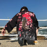 Kimono Man Japanese Clothes Yukata Male Samurai Costume Haori Obi Beach Men's Kimono Cardigan Japanese Streetwear Jacket 1001