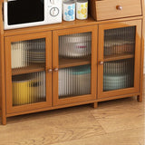 Kitchen Bakers Rack, Microwave Oven Stand with Shelves, Standing Utility Storage Shelf with Cabinet