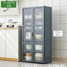 Kitchen Slim Tall Floor Cabinet, Freestanding Storage Organizer Unit Cupboard with Drawers for Living Room Bathroom