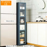 Kitchen Slim Tall Floor Cabinet, Freestanding Storage Organizer Unit Cupboard with Drawers for Living Room Bathroom