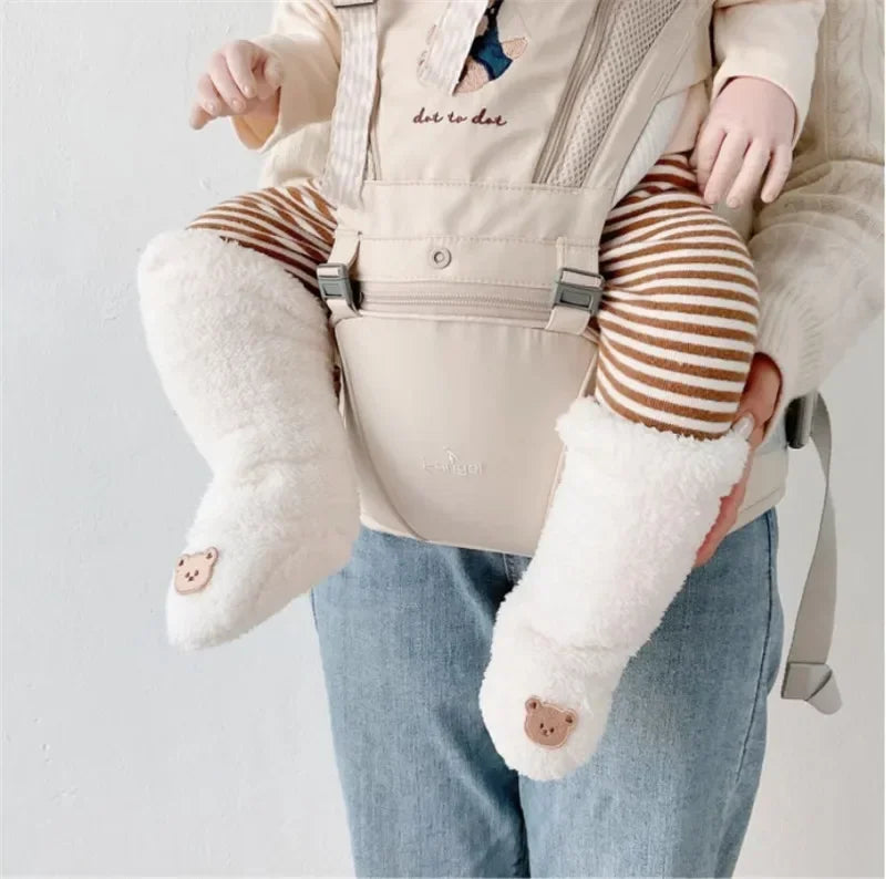 Korean Cute Baby Socks Thick Warm Toddler White Autumn Winter PlushKnee High Baby Long Tube Socks Newborn Anti Slip Floor Socks