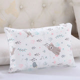 Korean Cute Style Pure Cotton Infant Pillowcase Cartoon Pattern Children Pillow Covers Kindergarten Baby Sleeping Pillow Case