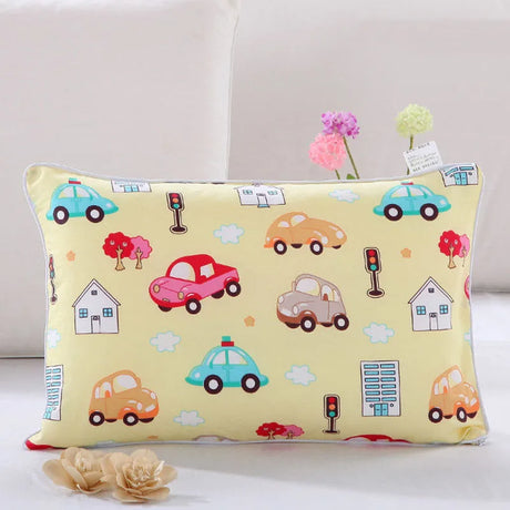 Korean Cute Style Pure Cotton Infant Pillowcase Cartoon Pattern Children Pillow Covers Kindergarten Baby Sleeping Pillow Case