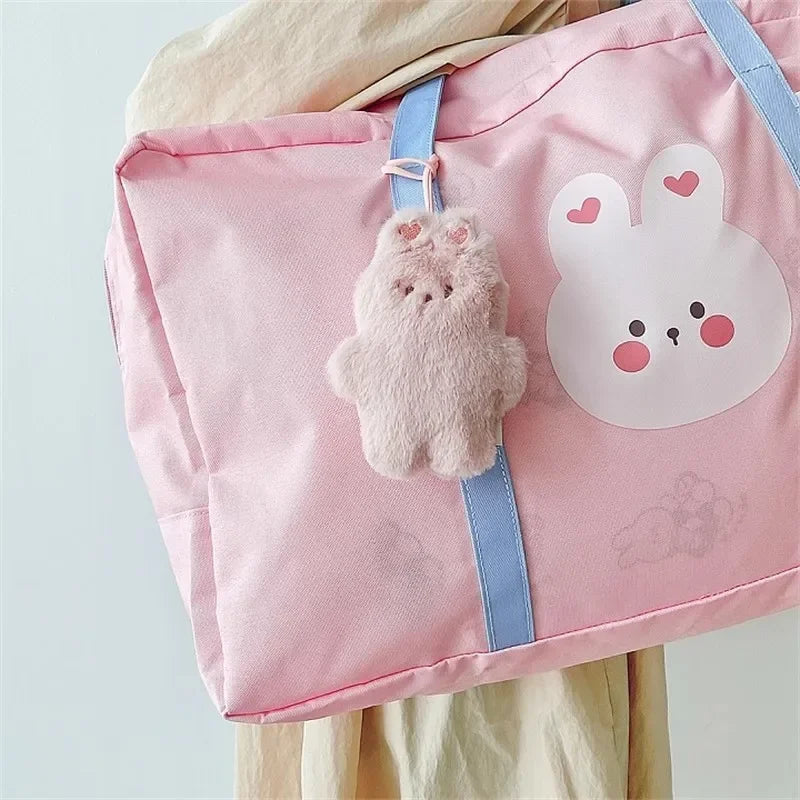 Korean Style Toddler Kids Kindergarten Quilt Storage Bag Cute Cartoon Large Capacity Baby Bedding Items Luggage Bags