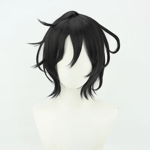 Kou Yamori Akira Asai Cosplay Wig Anime Call of The Night Black Short Synthetic Hair Yofukashi No Uta Halloween Party Role Play