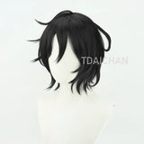 Kou Yamori Anime Call of The Night Akira Asai Cosplay Wig Black Short Synthetic Hair Yofukashi No Uta Halloween Party Role Play