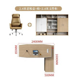 L Shaped Executive Boss Office Desk Reception Corner Home Storage Computer Desks Filing Cabinets Mesa Escritorio Home Furniture