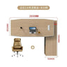 L Shaped Executive Boss Office Desk Reception Corner Home Storage Computer Desks Filing Cabinets Mesa Escritorio Home Furniture