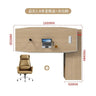 L Shaped Executive Boss Office Desk Reception Corner Home Storage Computer Desks Filing Cabinets Mesa Escritorio Home Furniture