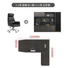 L Shaped Executive Boss Office Desk Reception Corner Home Storage Computer Desks Filing Cabinets Mesa Escritorio Home Furniture