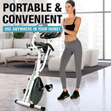 LANOS Workout Bike For Home - 2 In 1 Recumbent Exercise Bike and Upright Indoor Cycling Bike Positions, 10 Level Magnetic