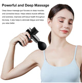 LCD Intelligent Frequency Control Mini Fascia Gun  Mini Portable USB Body Massager Electric Neck Membrane Gun Massage to relax