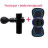 LCD Intelligent Frequency Control Mini Fascia Gun  Mini Portable USB Body Massager Electric Neck Membrane Gun Massage to relax