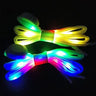 LED Sport Shoelaces Night Luminous Shoelaces Glow Shoe Strings Round Flash Light Shoelaces No Tie Lazy Shoe Laces Party Decor