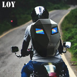 LED locomotive backpack Display scree backpack Business travel Laptop Backpack Men outdoor backpack Motorcycle Cycling Backpack