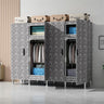 LEEGOHOME Wardrobes Closet 수납장 서랍장 Cloth Bedroom Furniture 85/125/166/207x45x170cm Steel Pipe Support Storage Household