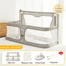 LEEOEEEVEE Simple and Lightweight Baby Cot Dual-use Comfortable Toddler Bed within Bed Safety Protection Bedside Crib