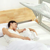 LEEOEEEVEE Simple and Lightweight Baby Cot Dual-use Comfortable Toddler Bed within Bed Safety Protection Bedside Crib